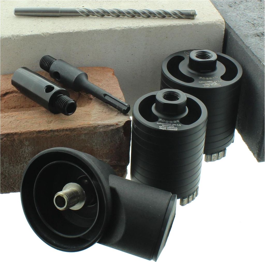 Diamant-Dosensenker-Set Ø 68 / 82 mm mit Staubabsaugung Produktbild 1