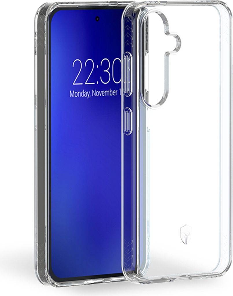 Force Case, Verstärkte Hülle für Galaxy S24 PULSE 3D-Inserts stoßfest, Transparent