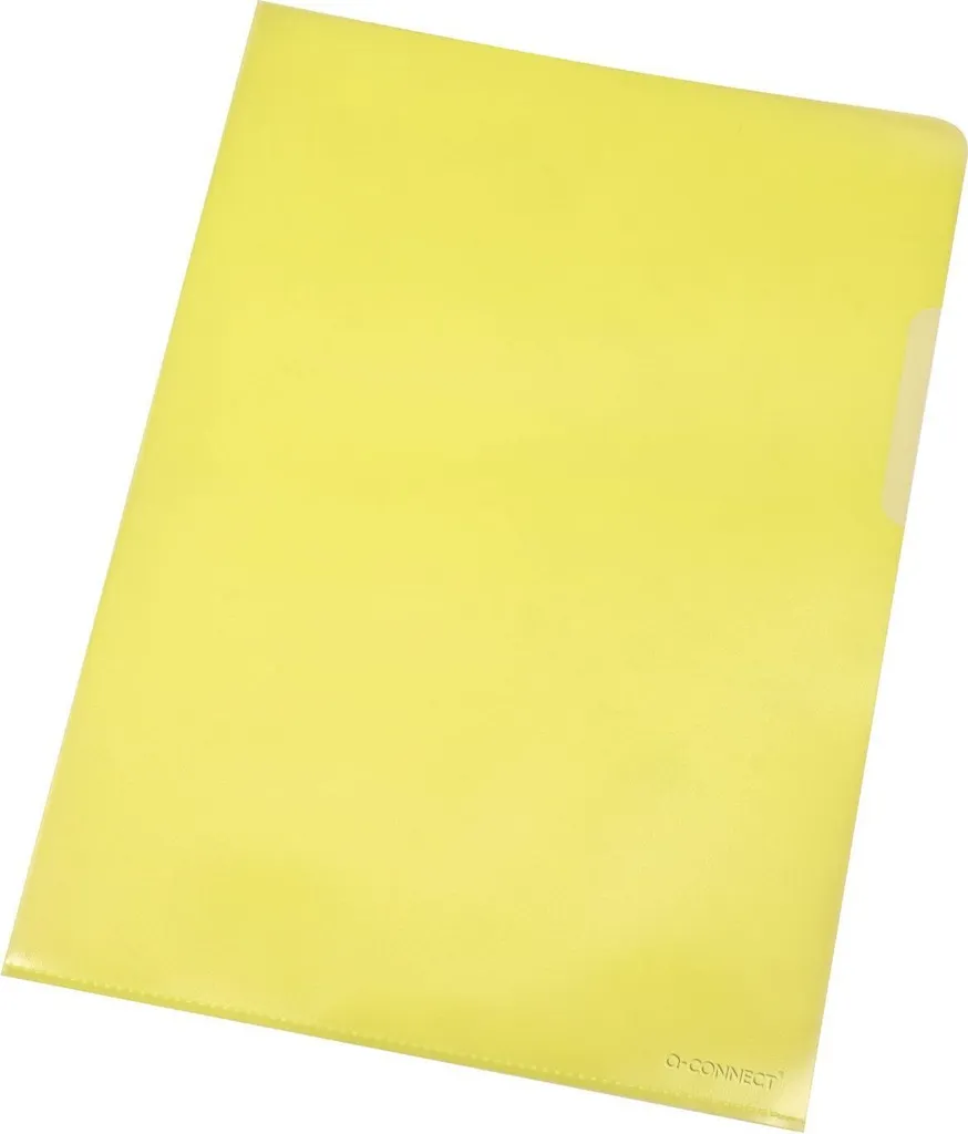 Buste a L Q-Connect A4 Gialle 120 Micron - KF00308 Stock 100pz