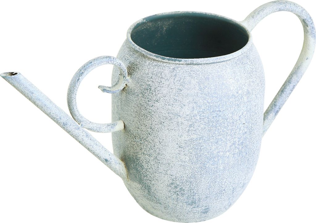 Deko Metall-Gießkanne im nostalgischen Vintage-Stil Produktbild 