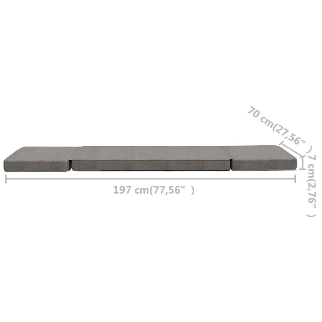 Chaise de sol pliable tissu gris clair - Siège d'appoint modulable - 10