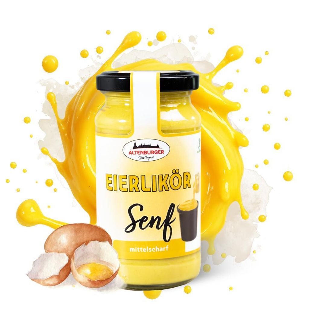 Eierlikör Senf, 200 ml Produktbild 