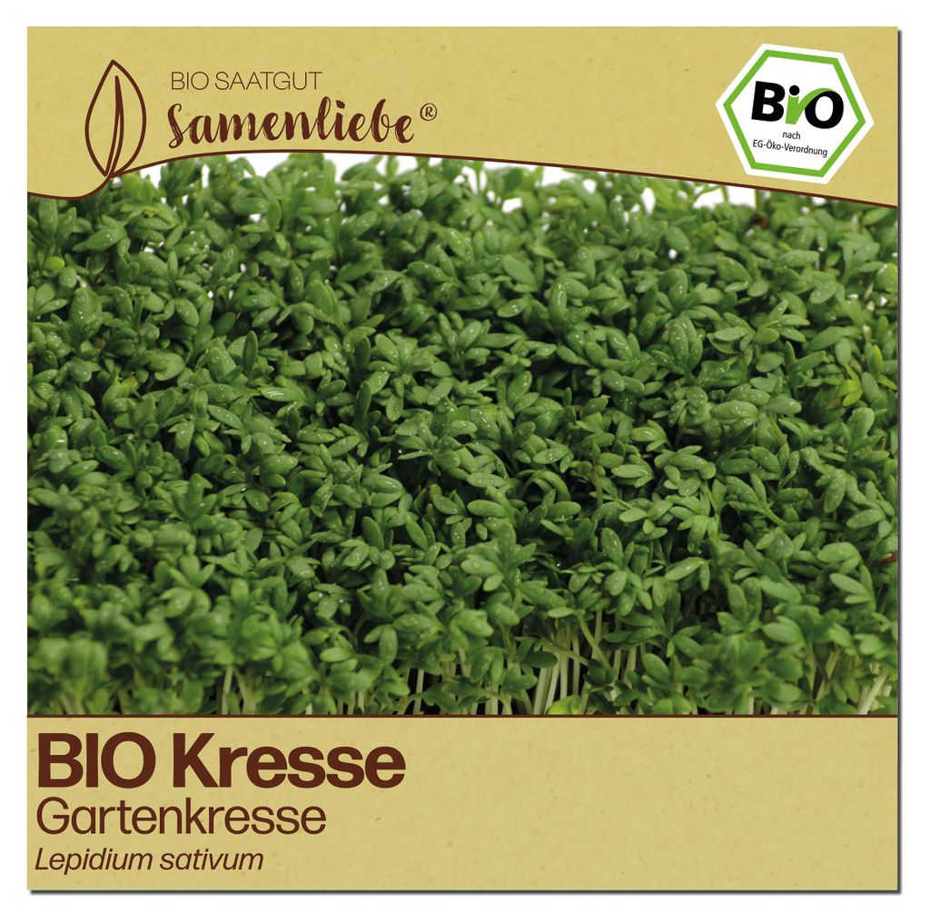 Samenliebe  Kresse Samen | Gartenkresse & Küchenkraut - Produktbild 