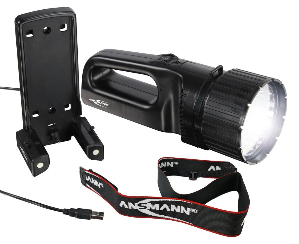 ANSMANN Handscheinwerfer Wiederaufladbar mit 5W LED und Produktbild 