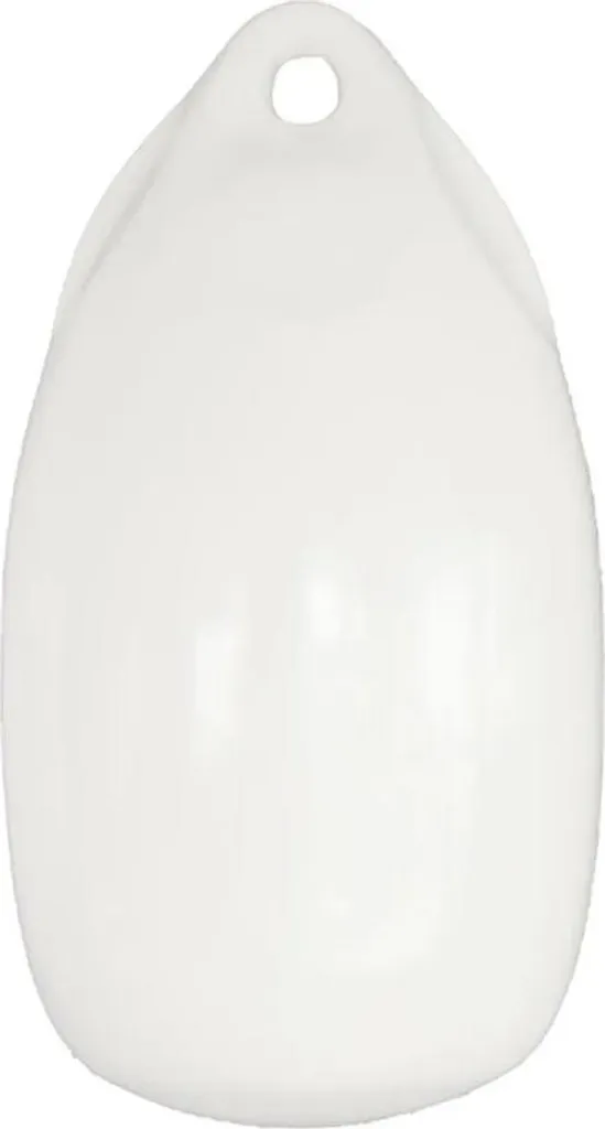 Défense de quai ronde Majoni Dumpy 18x36 cm blanche pour l'amarrage