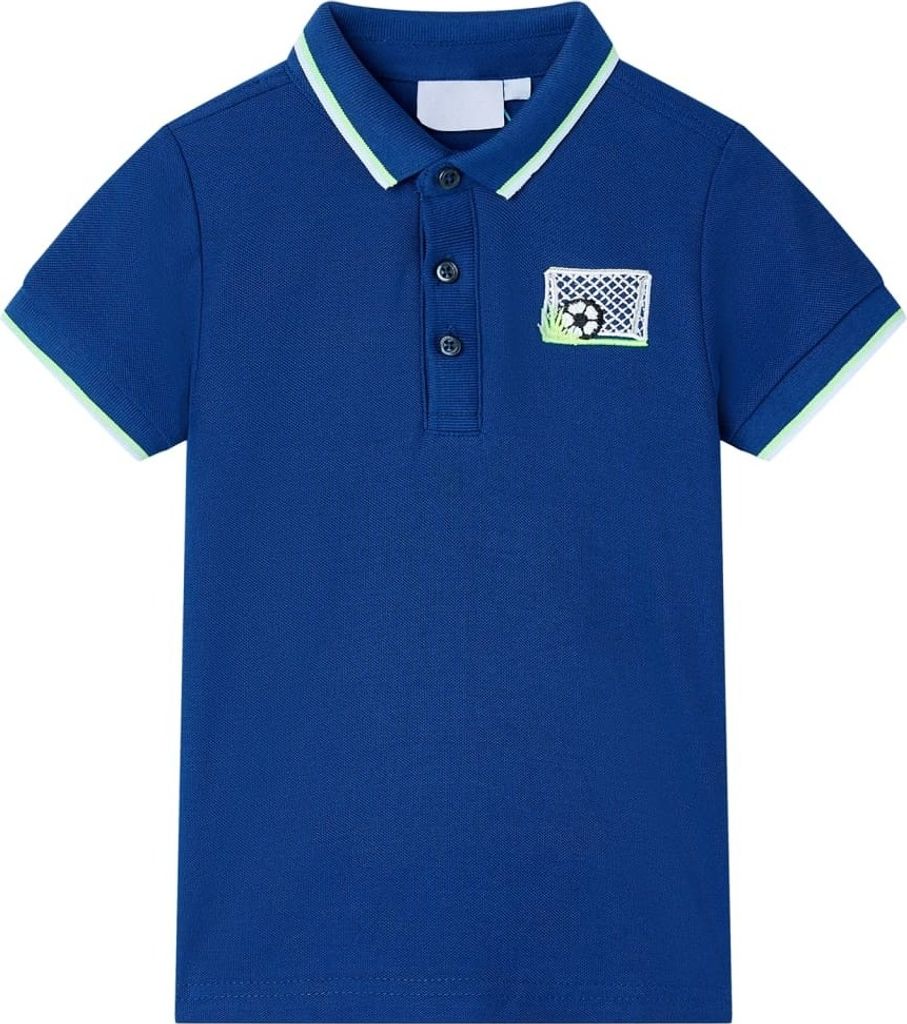 Kinder-Poloshirt Dunkelblau 140