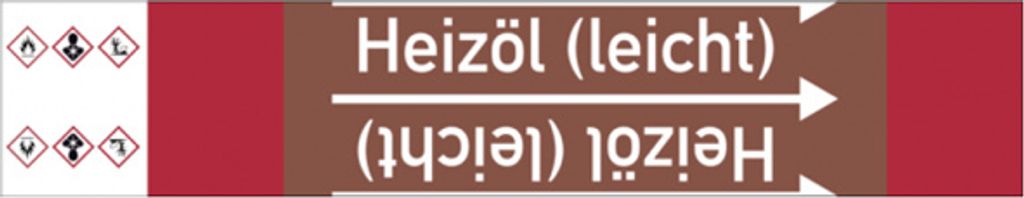 Dreifke Rohrleitungsband, Heizöl (leicht), Rolle = 33 m | Folie selbstkleben...