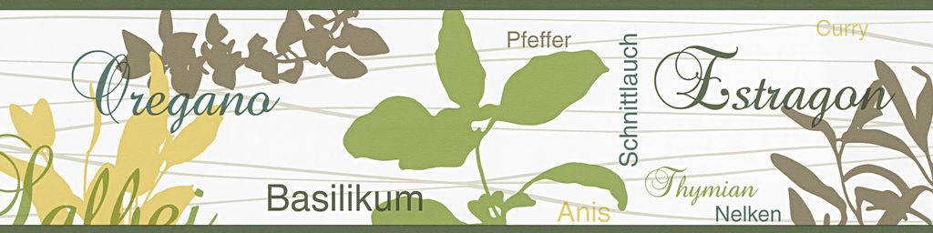 A.S. Création selbstklebende Bordüre Only Borders 9 gelb grün weiß 5,00 m x 0,13 m 900111