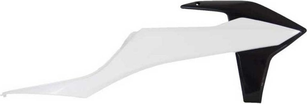 Rtech Radiator Scoops Ktm Exc/exc-f/sx/sx-f 2019 White / Black One Size