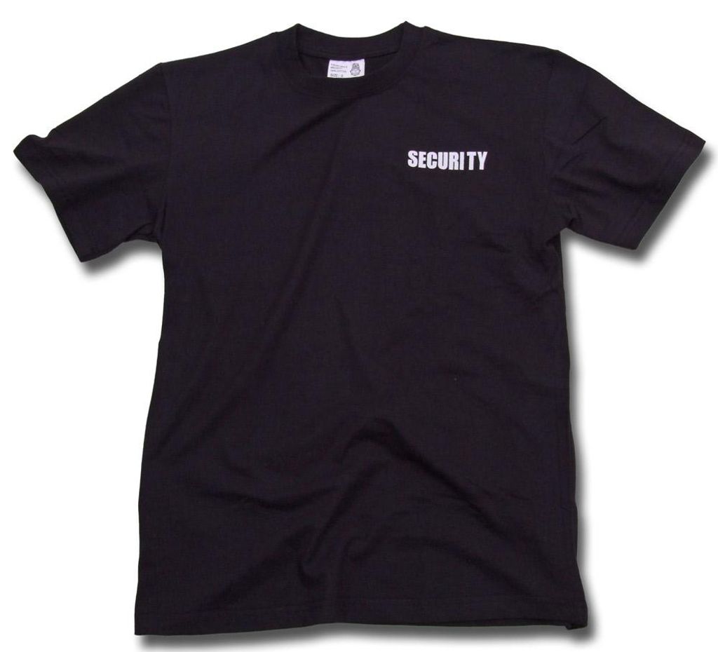 Tričko Security, schwarz Obrázek produktu 