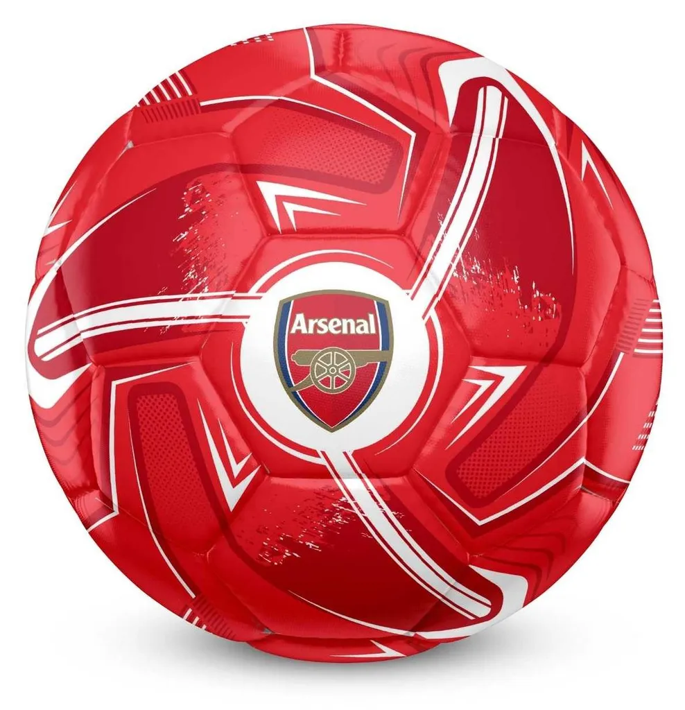 Ballon de Football Arsenal Taille 5 - Design Turbine Rouge Officiel