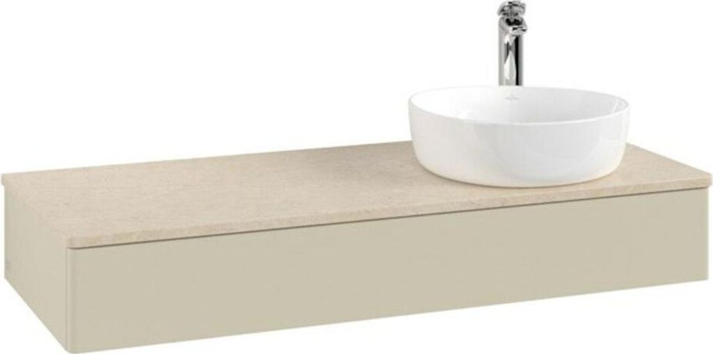 V&B Waschtischunterschrank ohne Frontstruktur Antao 120x19x50cm, HL, WBP botti., si Gr m Lac
