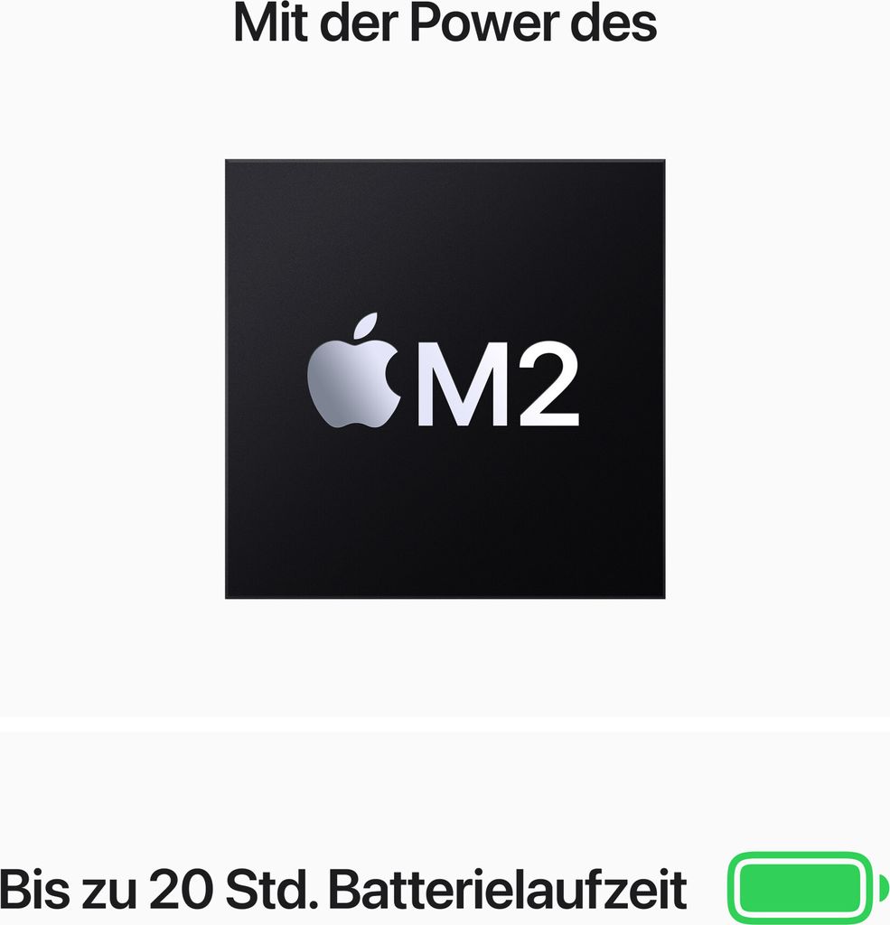 MacBook Pro 13" space grau, 2022, Apple M2 8C10G, 8GB, Produktbild 3
