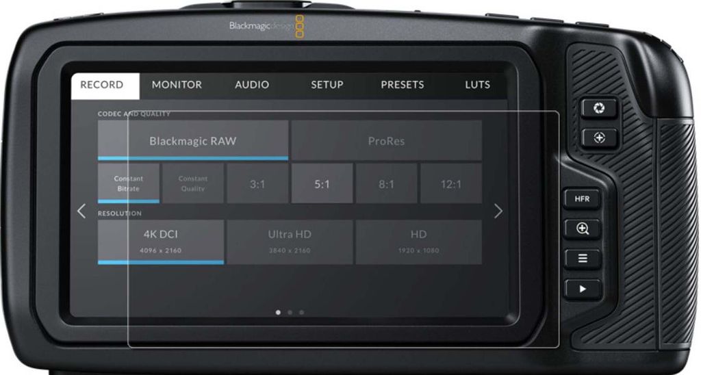 3x Schutzfolie Blackmagic Pocket Cinema Camera 4K Antireflex Displayschutzfolie Antibakteriell