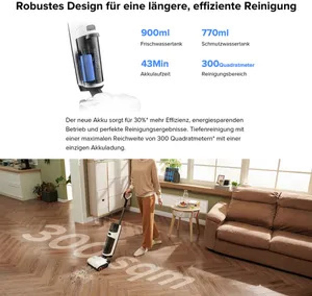 Roborock Dyad Pro Nass- & Trockensauger Kabelloser Produktbild 11