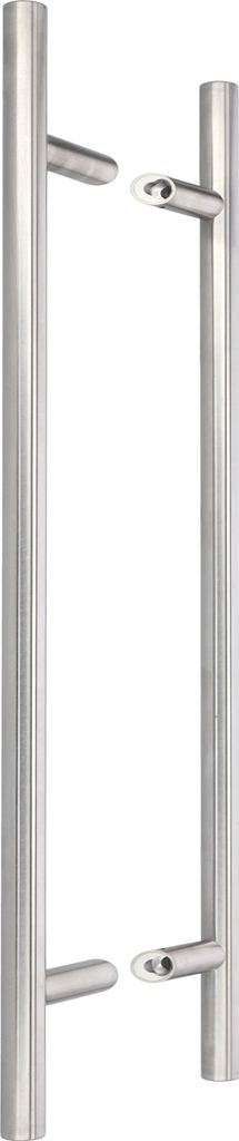 KOTARBAU Außentürbeschlag Doppelseitiger Haustürgriff aus Edelstahl 45 Grad 600x800 mm