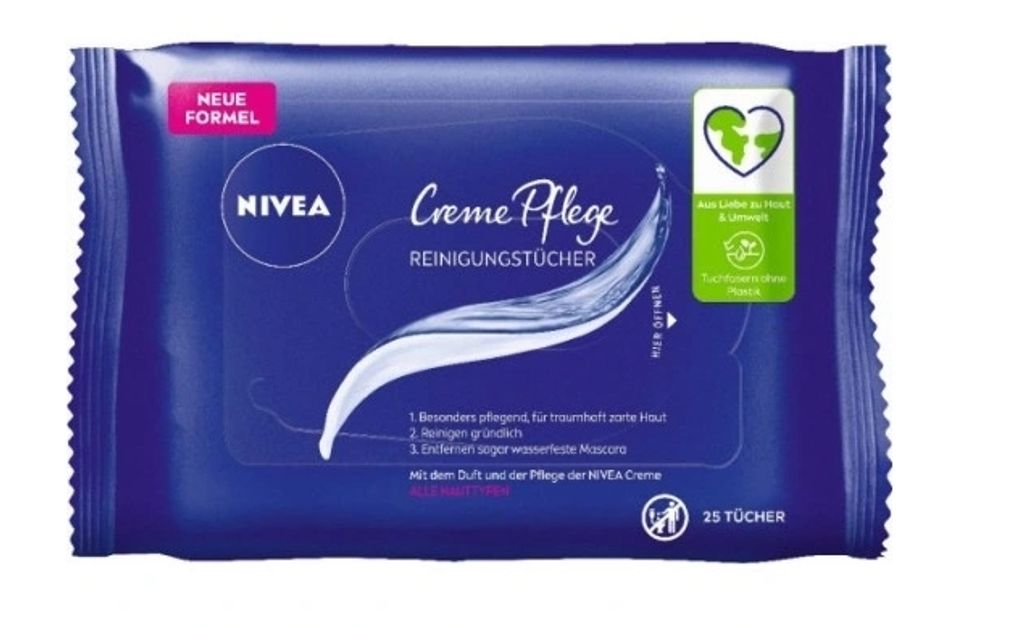 Nivea Creme Care Cleansing Wipes 25 Wipes