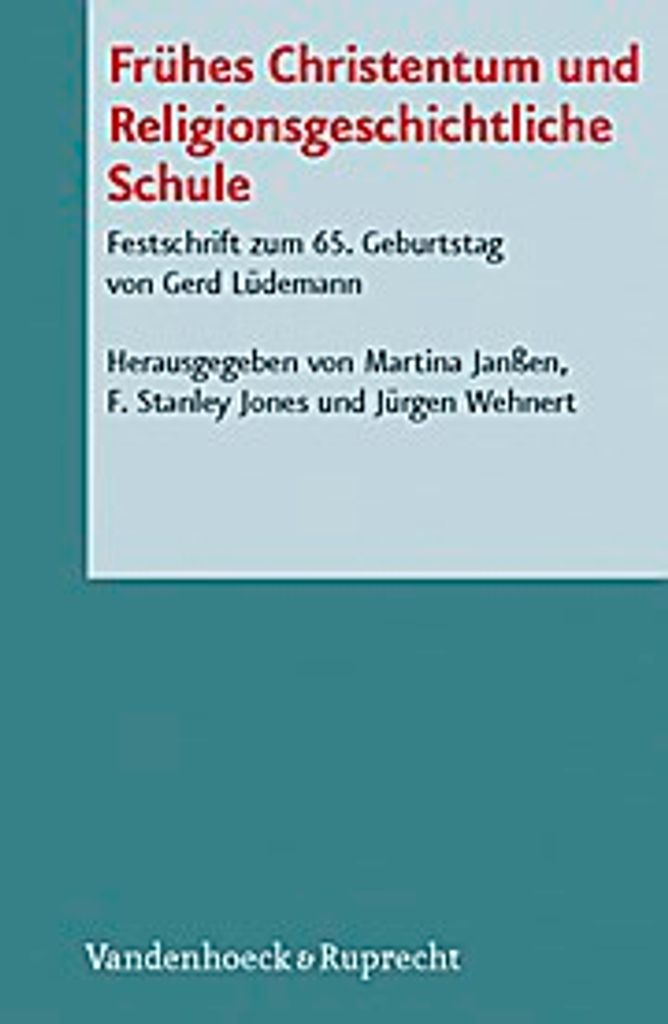 Frühes Christentum und Religionsgeschichtliche Schule