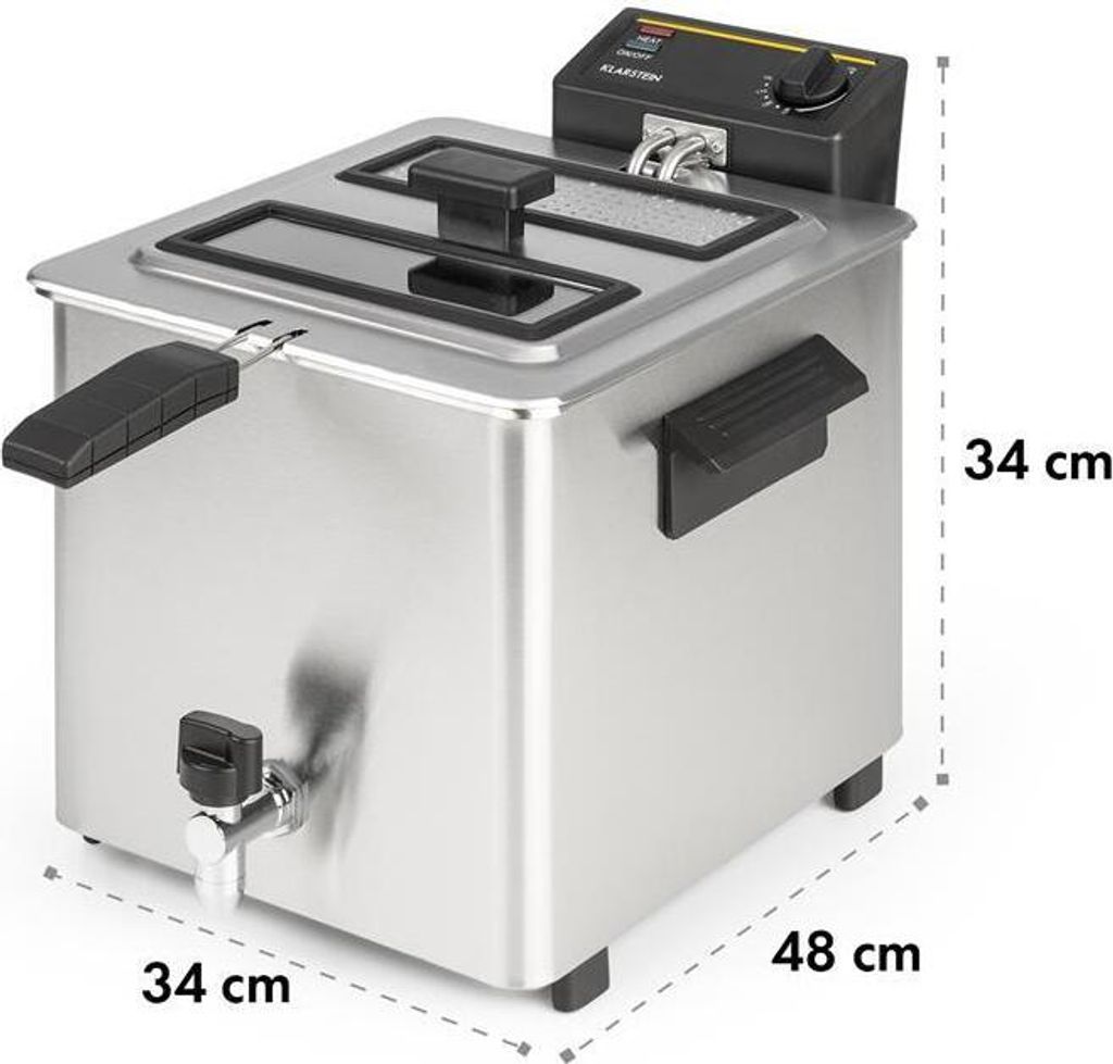Klarstein Family Fry Fritteuse - 3000W, Garkorb nach XXL Produktbild 9