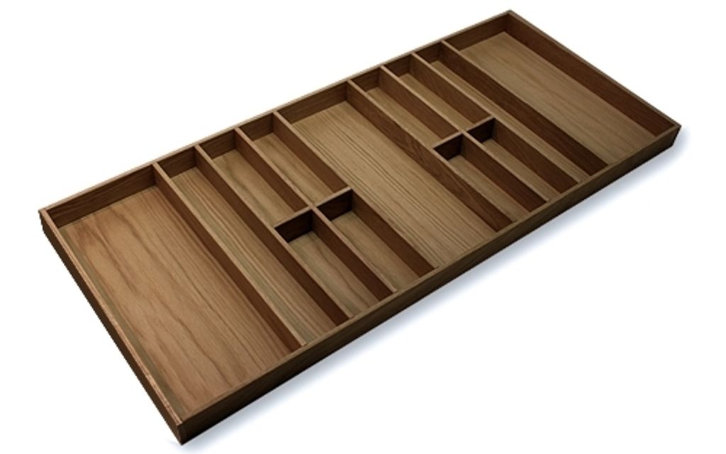 Besteckeinsatz NUSSBAUM 120er Schubl. B 1108 x T 479 mm passend für Grass Nova 16 mm Schubladen