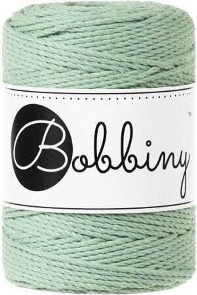 Bobbiny 3PLY Macramé Rope 1,5 mm 100 m Aloe Schnur