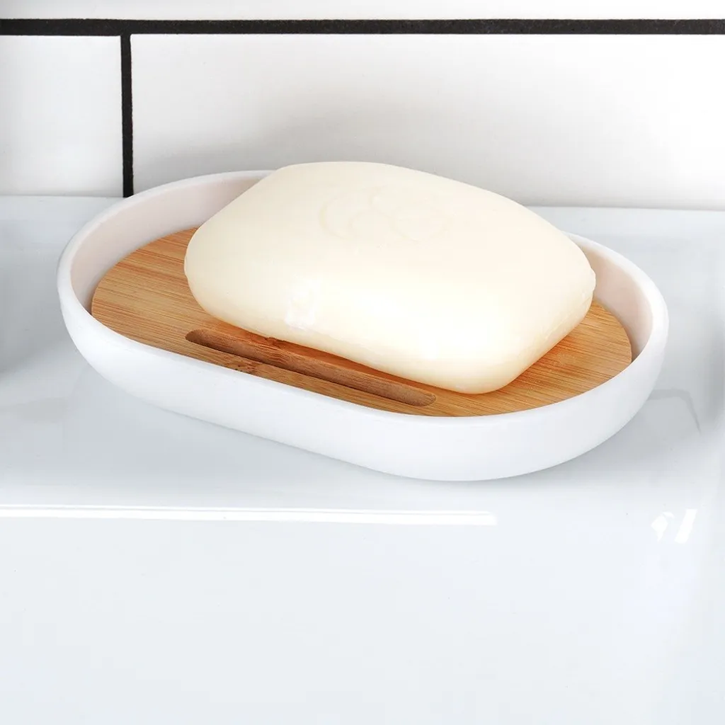 Set Bagno 6 Pezzi Vilde Bianco - Accessori Sicuri e Resistenti - 5