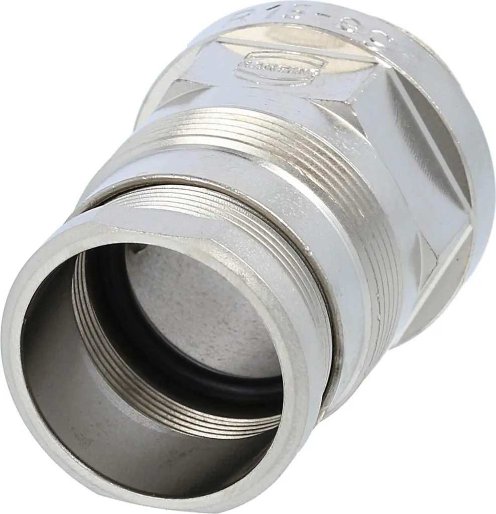 Connecteur droit R15 Harting argenté mâle femelle pour montage avant