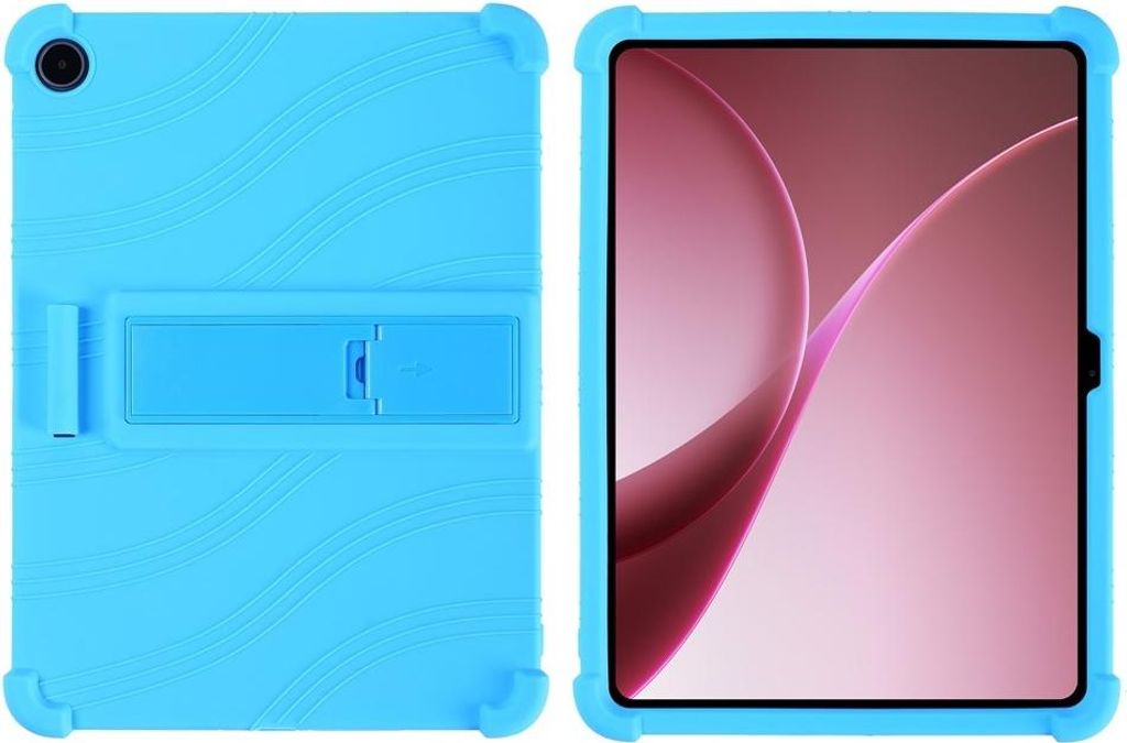 OnePlus Pad Go 2 Hülle - Coverup Silikon Back Cover mit Kickstand - Hellblau