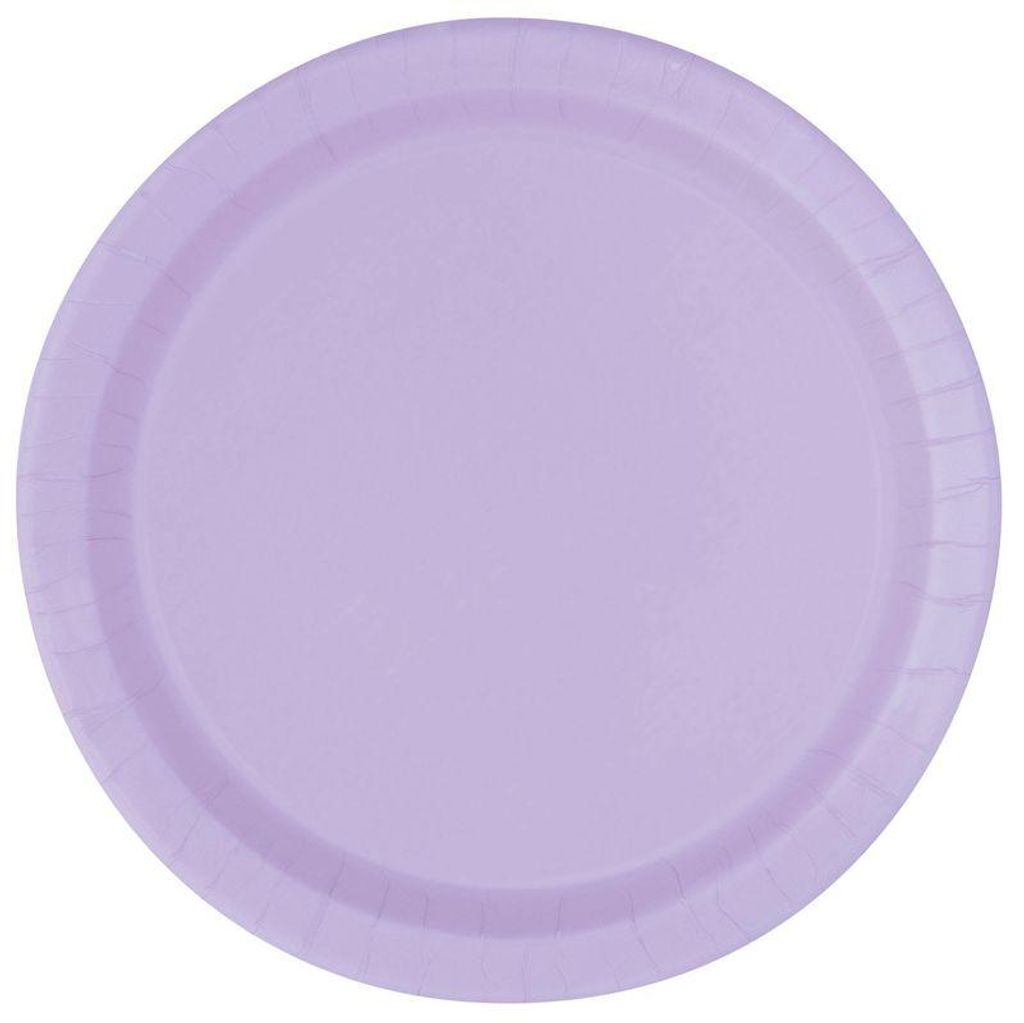 8 runde Teller lavendel Produktbild 