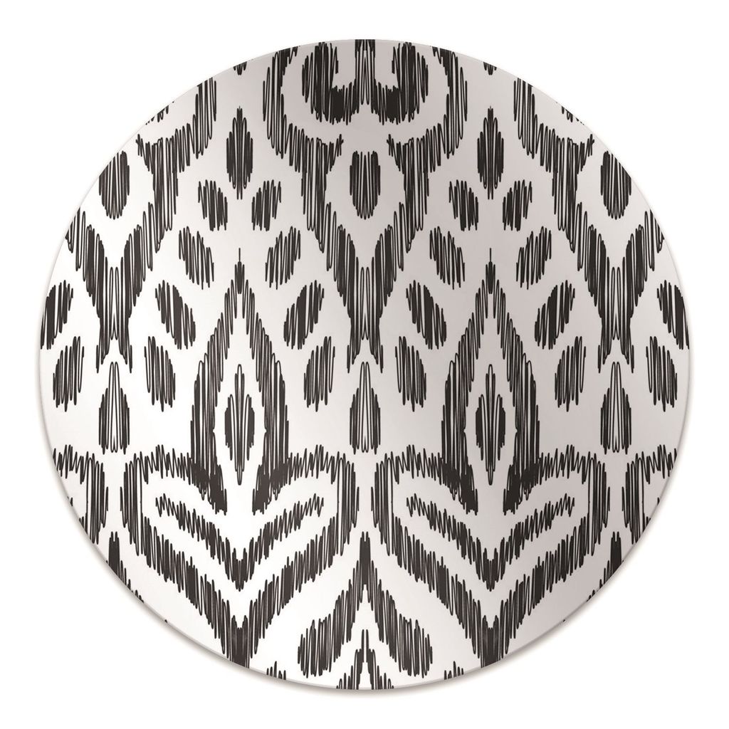 Rundmatte - Stuhlunterlage Bürostuhlunterlage - Rund Ø 100 cm - Bodenmatte - Fußmatte - Afrikanisches Muster