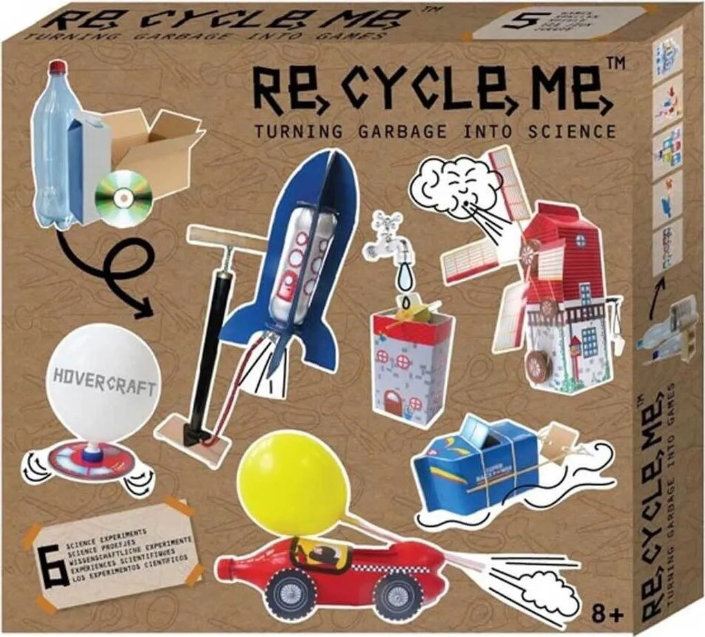 Loisir créatif Re-Cycle-Me : kit d'expériences pour occuper vos enfants