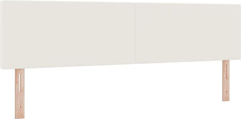 vidaXL Kopfteil Creme 180 cm Cordstoff