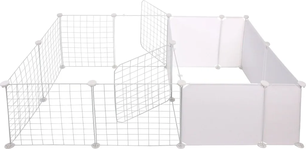 Merco Azor Box Animali Bianco 1pz - Recinto per Cani e Gatti Robusto