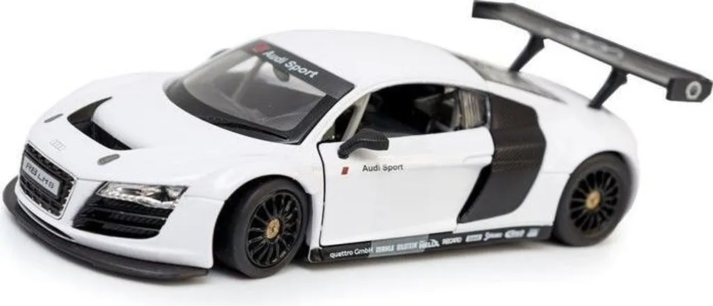 Audi R8 LMS 56100 blanche 1:24 - Maquette robuste et réaliste pour tous