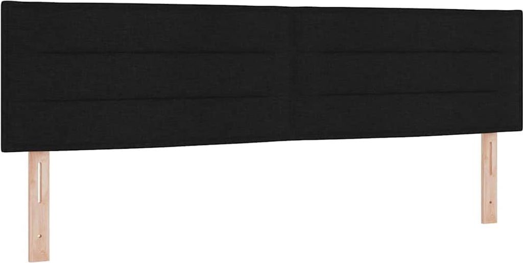 vidaXL Kopfteil Schwarz 180 cm Stoff