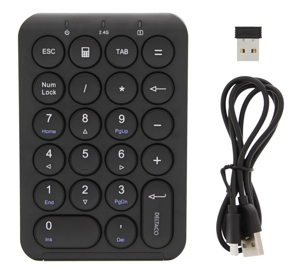 Clavier Numérique Sans Fil pour Télétravail et Comptabilité Excel