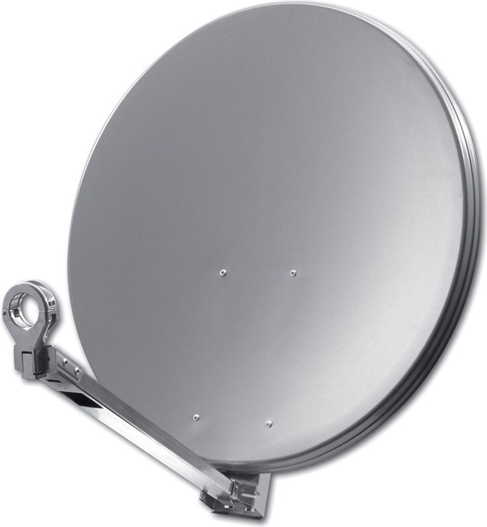 easyPART passend für Divers SAT-Antenne 65cm anthrazit inklusive Gussfeed- und Masthalterung Spiegel RAL 7011