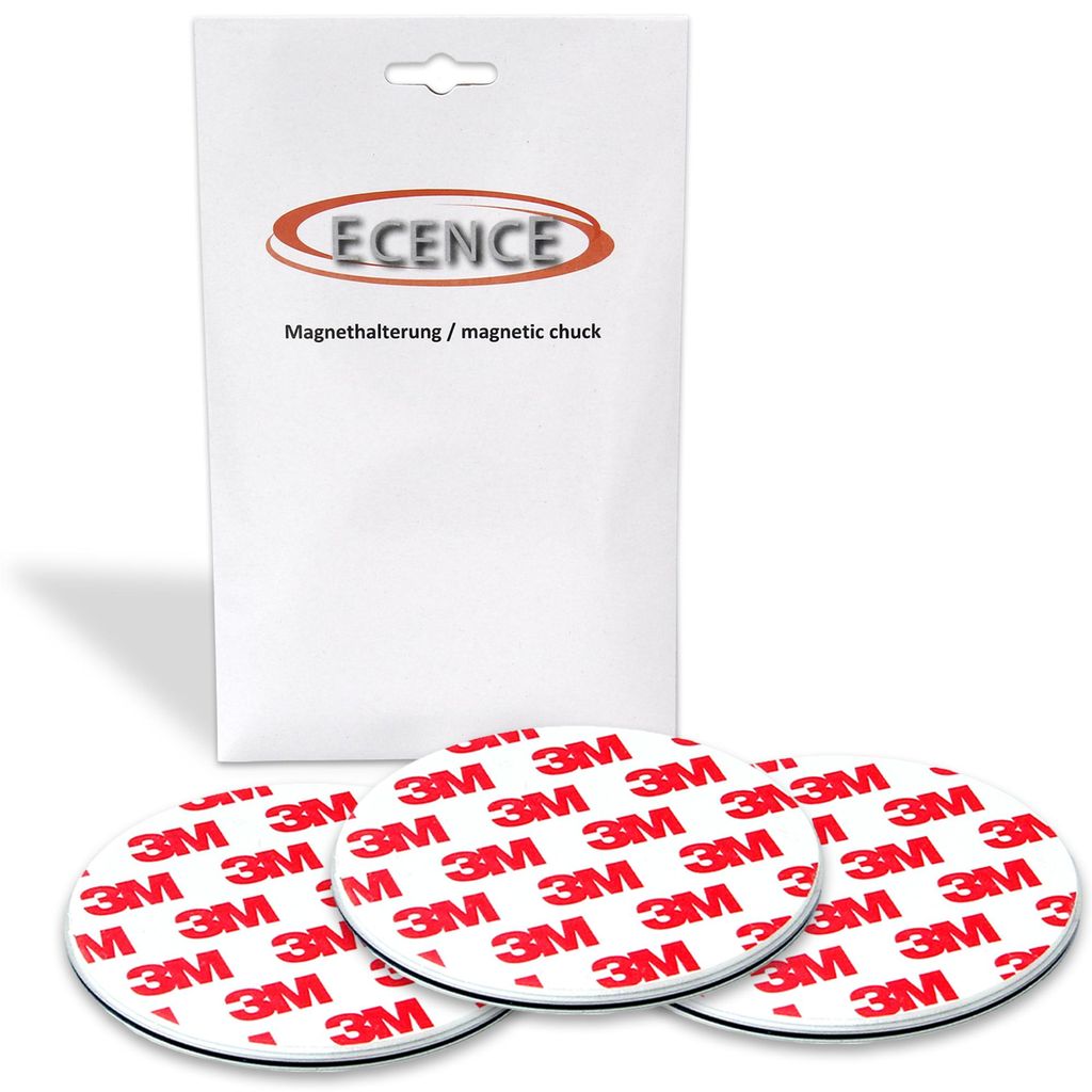 5er Set Bioledex Magnet Pad für Rauchmelder Montage ohne Bohren mit Klebepad