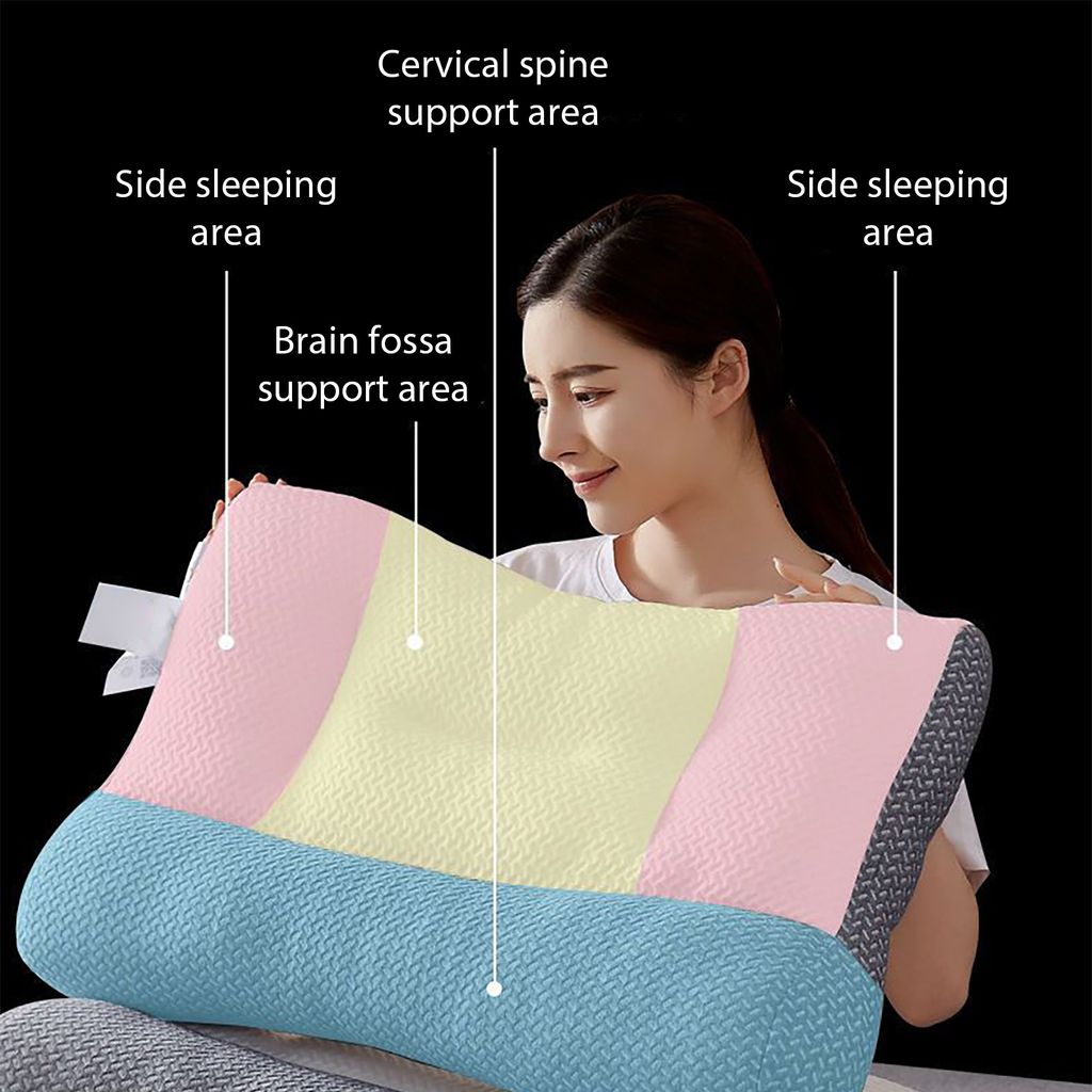 Cervical Ergonomic Pillow,Ergonomisches Kissen,Nackenkissen,Kissen für Nackenschmerzen,Nackenstützkissen
