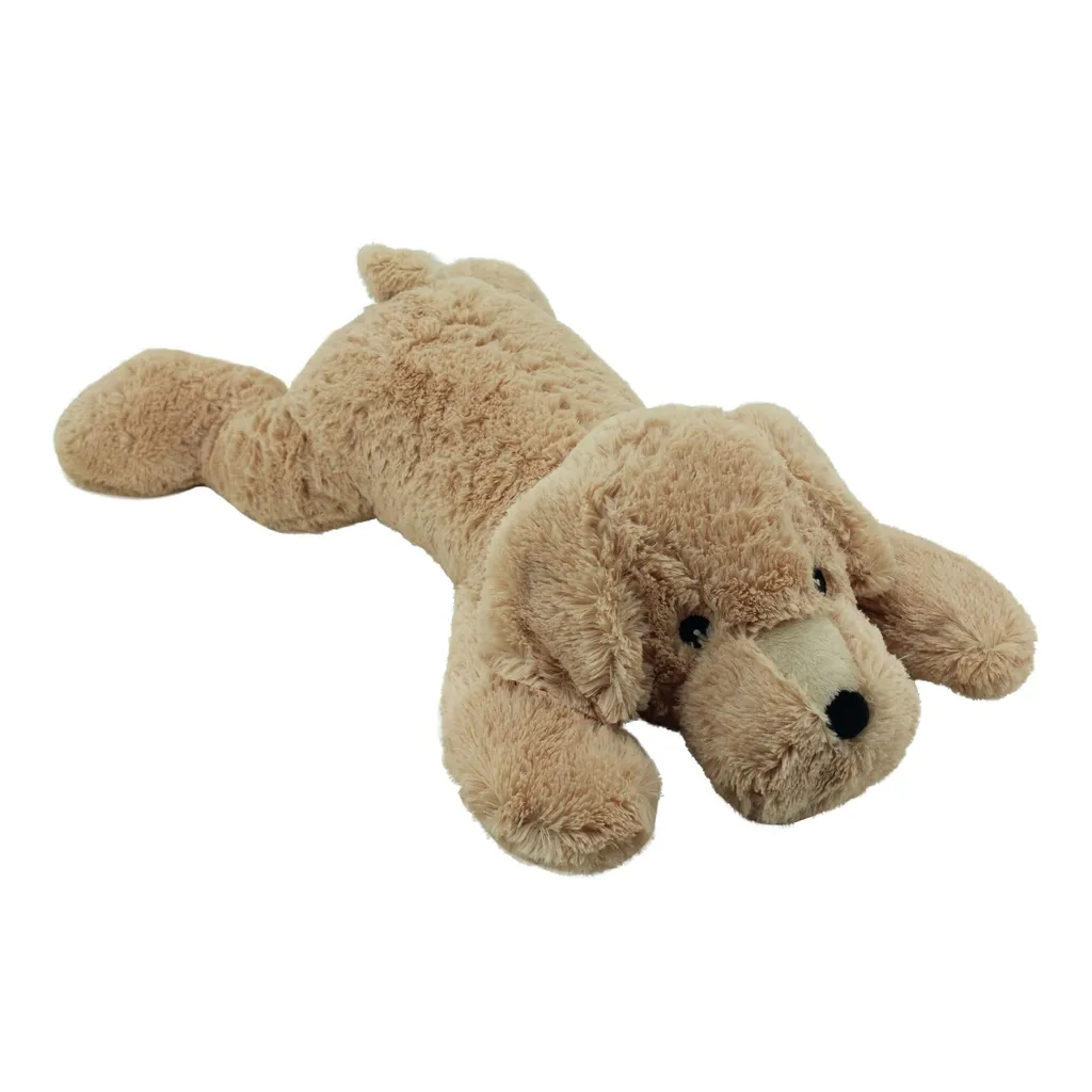 Peluche Golden Retriever 80 cm ultra douce et lavable coloris beige