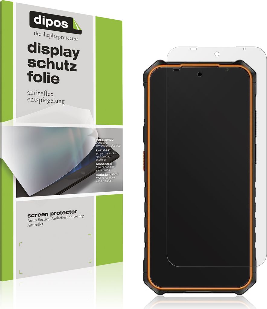 4x Schutzfolie für Hammer Iron 6 matt Displayschutzfolie Folie Display Schutz dipos