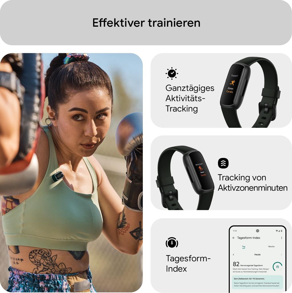 Fitbit Inspire Midnight Zen/Black Smartwatches