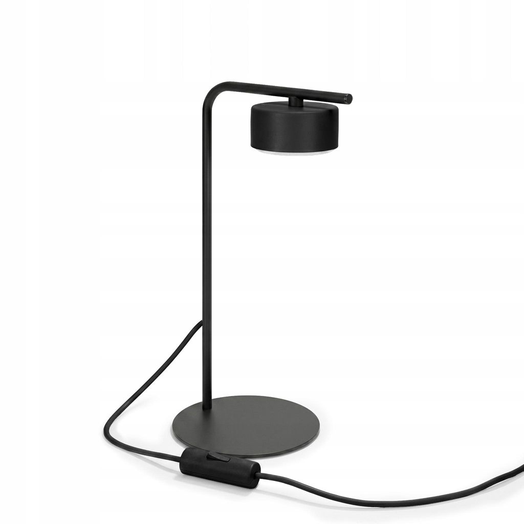 LUXOLAR Tischlampe GX53 LED Schwarz Matt minimalistisch Produktbild 