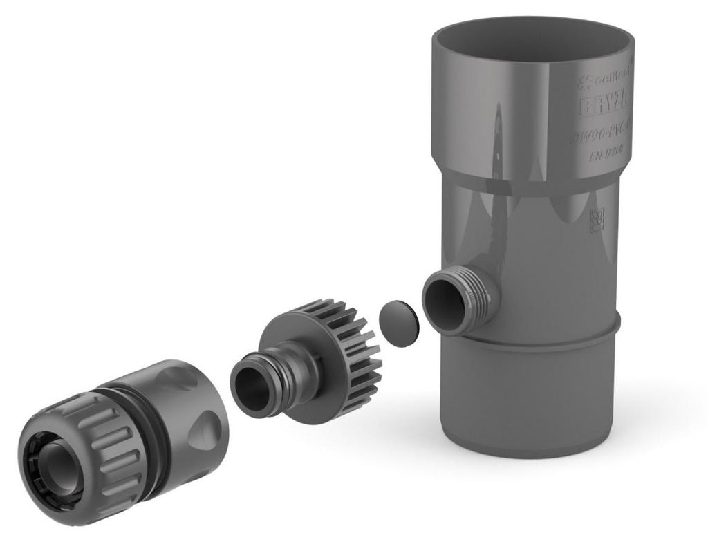 BRYZA Collecteur d'eau de pluie Ø 63 mm avec filetage 3/4", Image du produit 