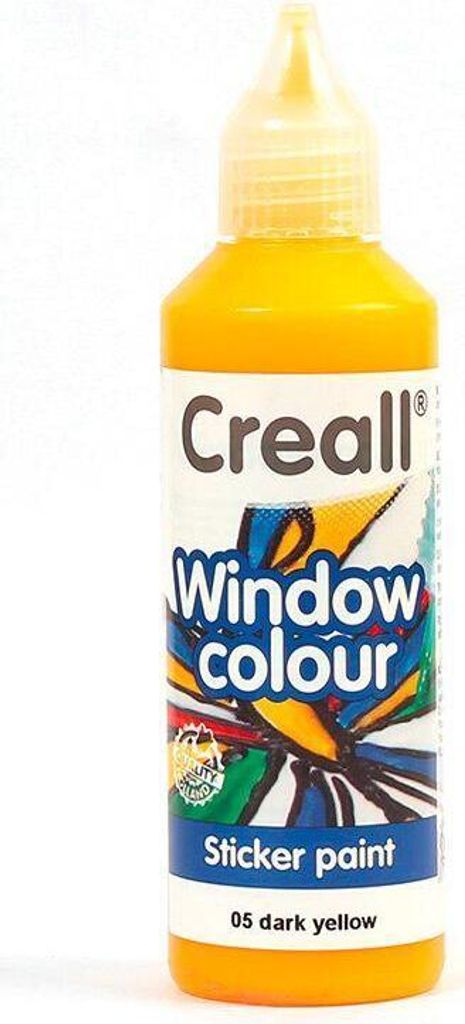 Creall Fensterfarbe Dunkelgelb – 80 ml
