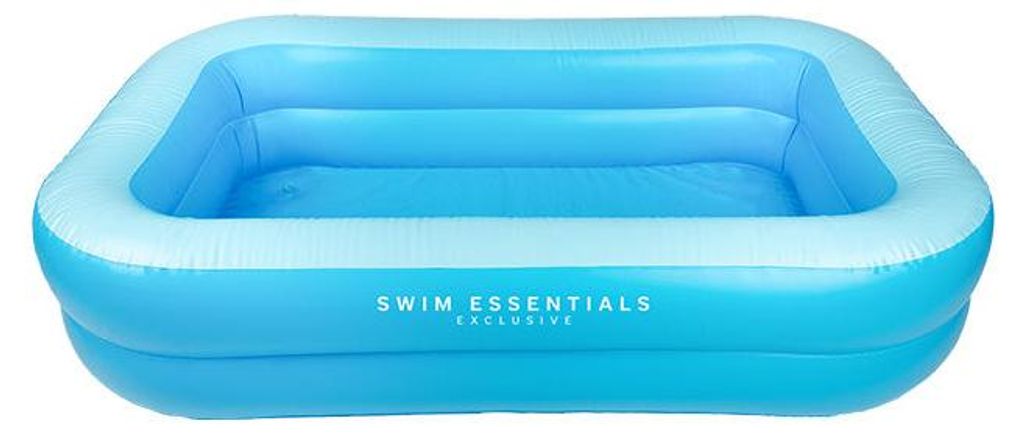 Swim Essentials Zwembad - Blauw - Blues - 211 X 132 X 46 Cm Productafbeelding 