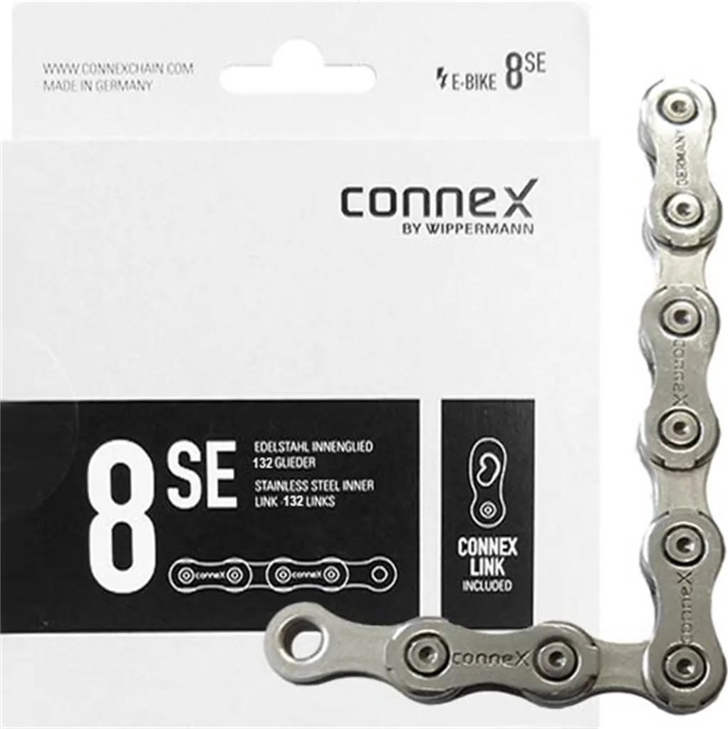 Chaîne robuste Connex 8sE 132 maillons : stop aux bris de chaîne VAE