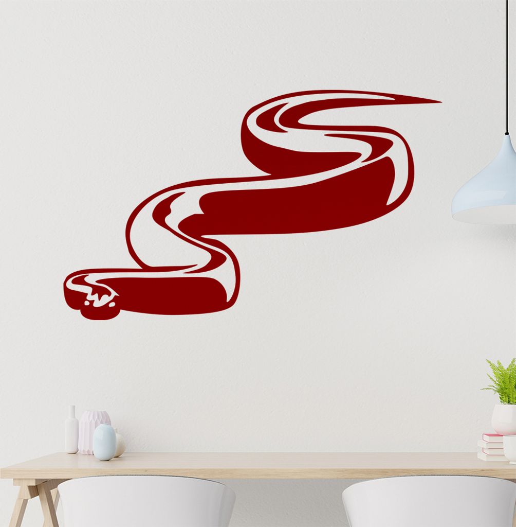 Schlange Wandtattoo in 6 Größen - Wandaufkleber Wall Sticker - Dekoration, Küche, Wohnzimmer, Schlafzimmer, Badezimmer