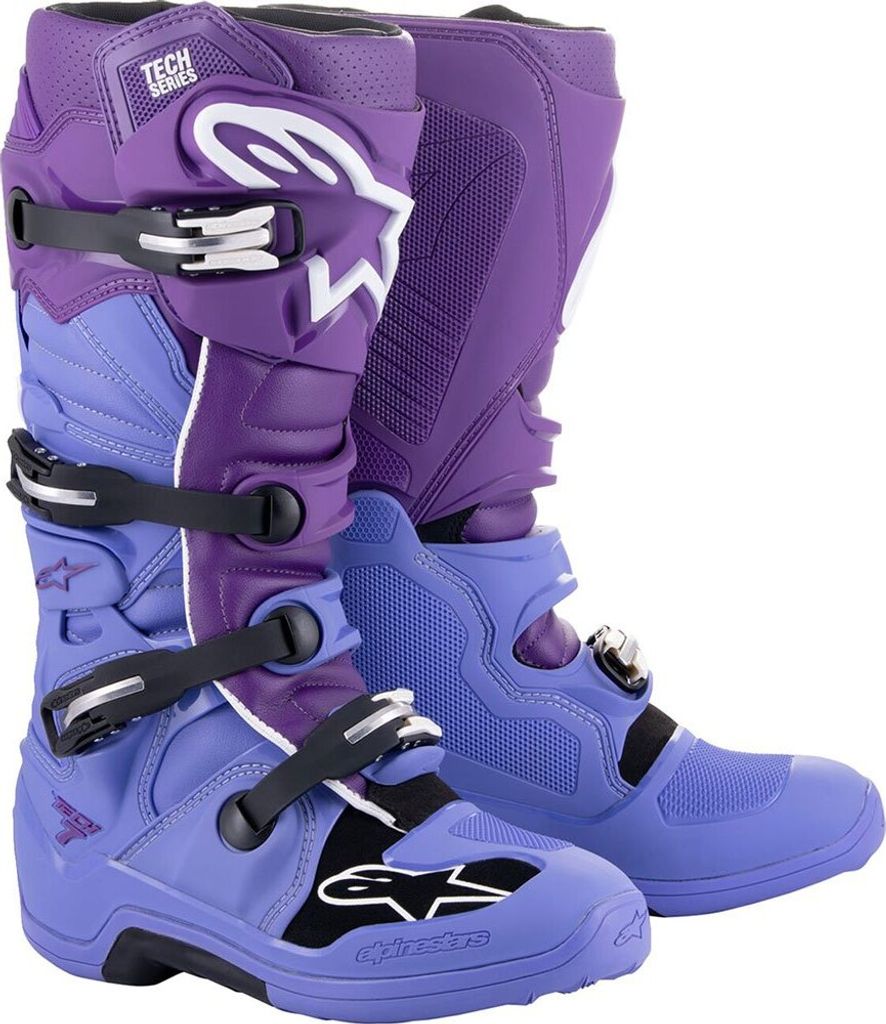 Alpinestars Stiefel Tech7 Purple/Wht