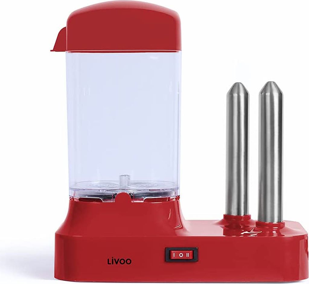 Machine Hot Dog.2pics.340w.rouge. - Livoo Image du produit 